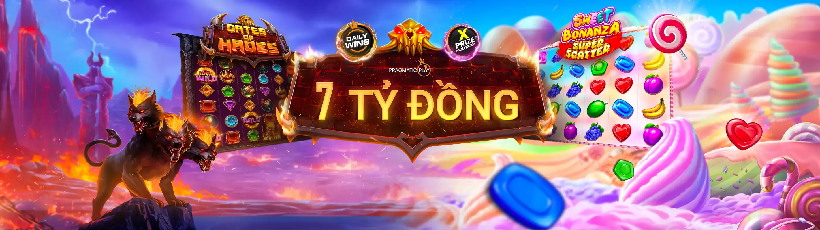 Hình ảnh chính về các trò chơi slot nổi bật tại Onbet2 Casino với tỷ lệ RTP cao